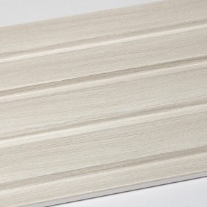 Panel listado efecto madera negro/marrón Blanco/madera