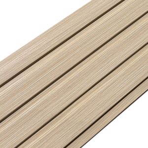Panel listado efecto madera negro/marrón Marrón claro/madera